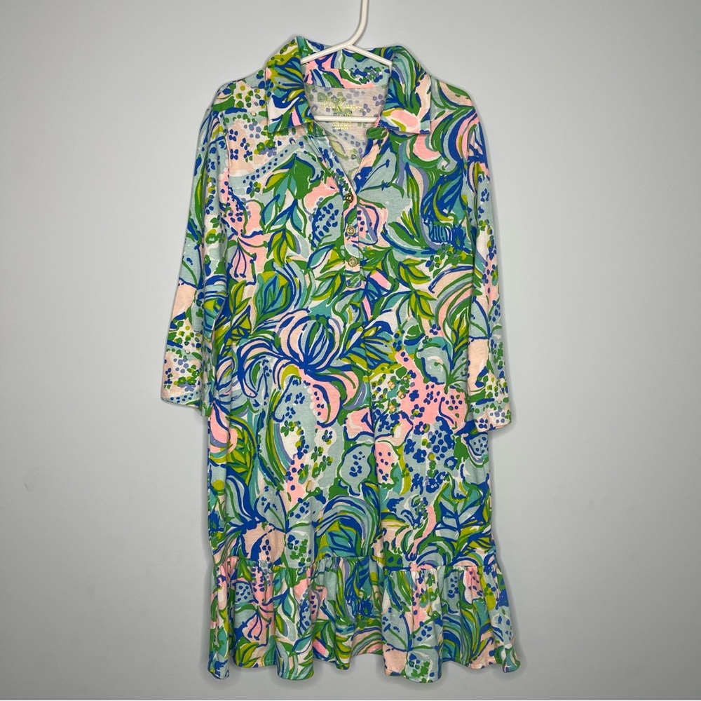 Lilly Pulitzer Girls Shirt Dress Size Large (8-10)